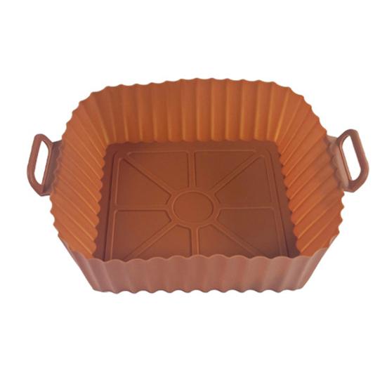 Подложки для фритюрницы Силиконовый противень Многоразовая корзина для фритюрницы Коврик для фритюрницы с антипригарным покрытием Противень для пиццы Духовка Кухонные принадлежности