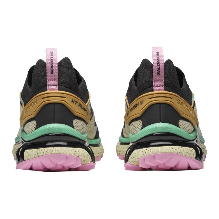 SALOMON XT Rush Ткань Амортизация Нескользящие Увеличивающие Рост Низкие Кроссовки Унисекс Цвет Мотылек Желтый L47137700