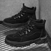 Men's Boots Fashion Casual Platform Boot Wear-resistant Work Safety Boots for Men Ankle Boots Non-slip Hiking Boot Botas Hombre