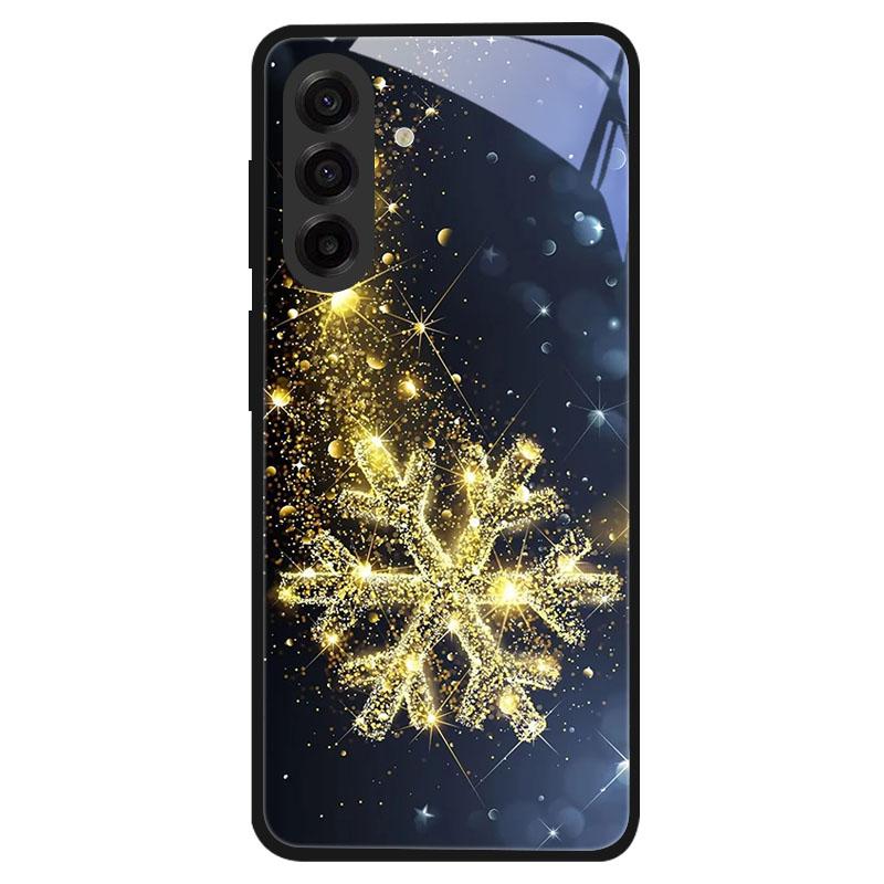 Закаленное стекло в рождественском стиле для Samsung Galaxy S24 S22 S21 S23 S25 Ultra Fe Ударопрочный чехол S25FE S25 Edge Shell Coque