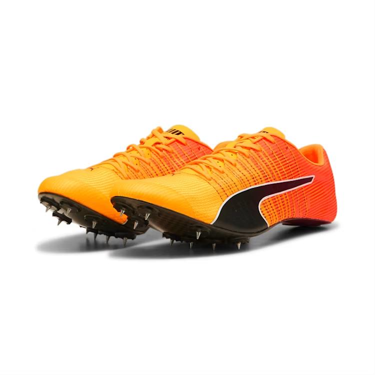 Puma Кроссовки унисекс EvoSpeed Future Faster +4 Sun Stream Оранжевый Закат-Сияние Черный 380034-01