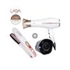 Профессиональный турбо фен LS2101D + Беспроводная мини плойка Портативная перезаряжаемая Lulu Styler LS320R