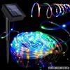 50/100/200/300LEDs Solar Powered Rope Strip Lights Tube Fairy String Lights Garland Lighting Strings Outdoor Indoor Garden Christmas Decoration
