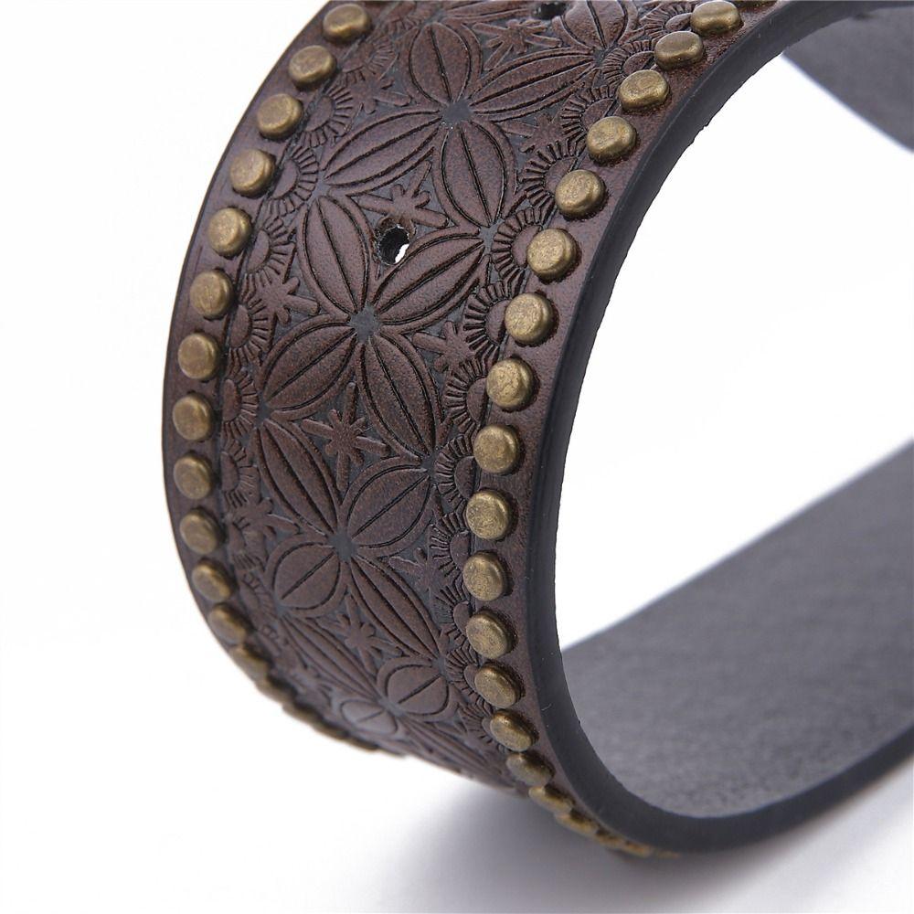 Retro Western Cowboy Men's PU Leather Belt Luxury Design Trendy Brand Ox Head Waistband Jeans Pants Belt