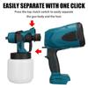 1500W 800ML 88VF Cordless Electric Spray Gun with 3Nozzle Flow Control Airbrush High Power Paint Sprayer