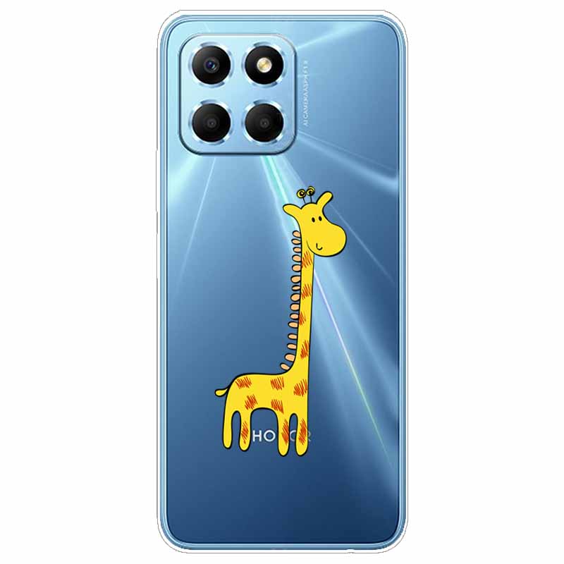 Чехол для Honor X6 HonorX6S Прозрачный Мягкий ТПУ силиконовый Чехол для телефона Для Huawei Honor X6S 2022 Чехол 6.5 Дюйма VNE-LX1 Прозрачный Funda