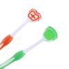 Oral Hygiene Tool Silicone Oral Care Tongue Brush Tongue Scraper Cleaner Tongue Scraper Mouth Brush