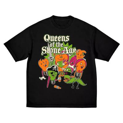 Queens Of The Stone Age Унисекс Хлопковая Футболка Топы футболки Мужская Женская Все Размеры от S до 4XL