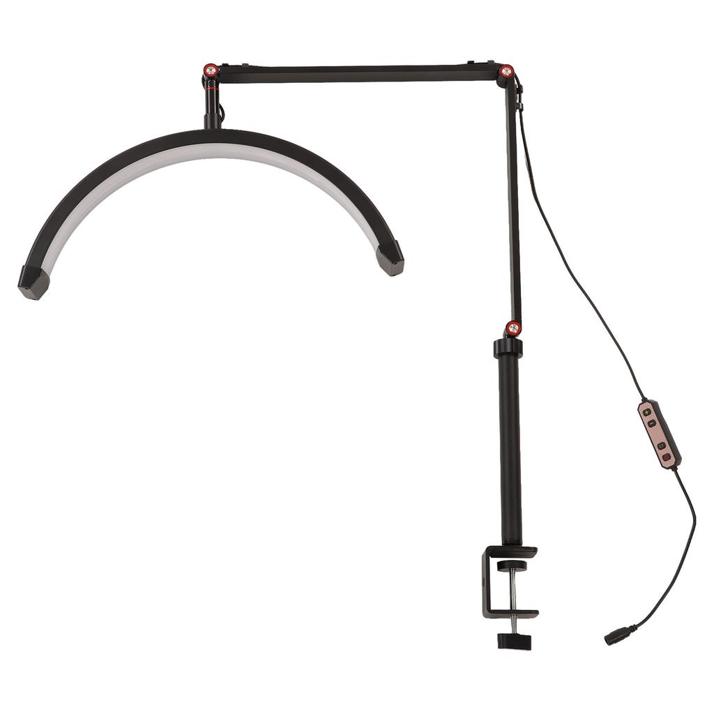 Half Moon Fill Light 360 Degrees  Rotation Brightness Color Temperature Adjustable LED Fill Lamp 110?240V