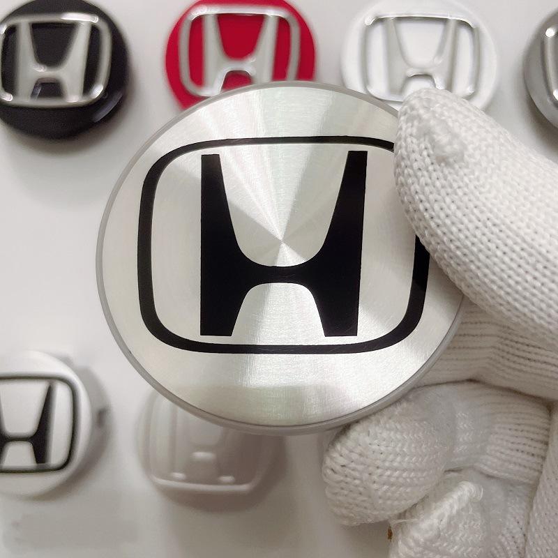 4Pcs Car Wheel Hub Cover Rim Center Cap Decoration Accessories For Honda Fit Jazz GK5 Civic Type-R CRV Pilot Accord Insight