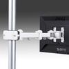 Sanwa Supply Pole-Mounted LCD Monitor Arm, 75 x 75/100 x 100mm, 2 Positions, CR-LA354