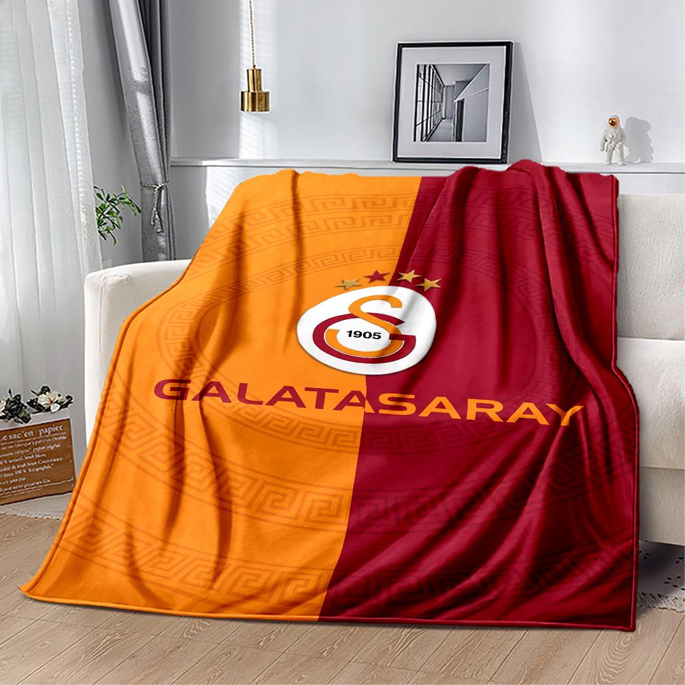 Galatasaray 220 Blanket Durable Comfort Suitable for Bedding Chair Couch Four Seasons Universal Digital Print
