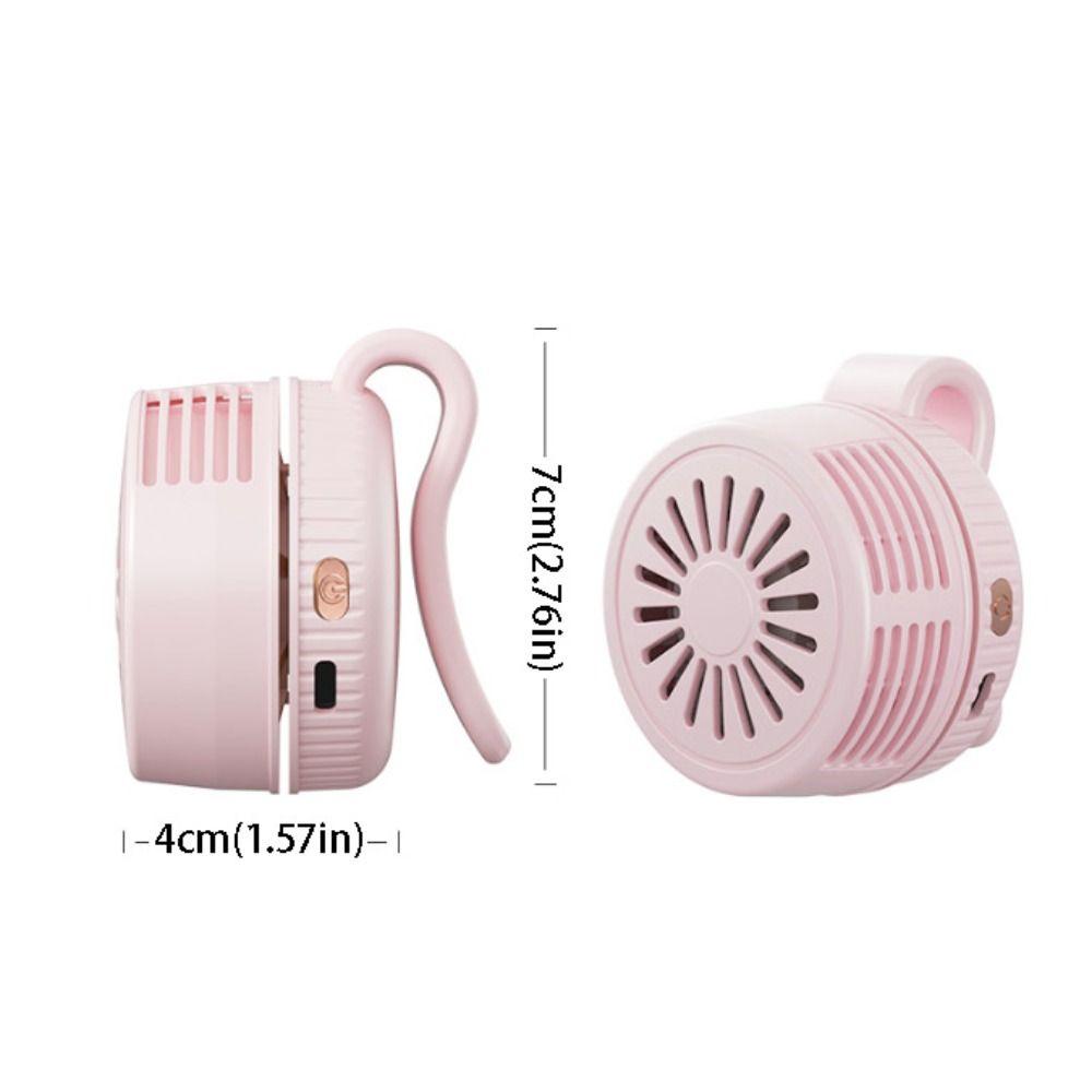 Portable Compact Clip Fan Miniature Small Whirlwind Portable Fan Card-Holding Handheld Fan Outdoor Use