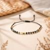 Multi-colored beaded light luxury hand-woven hand rope female, bohemian vacation glass rice bead bracelet tide