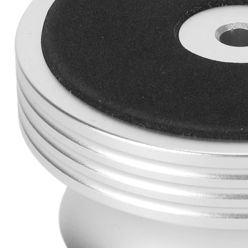 Вес пластинки LP виниловый проигрыватель дисков 14 унций виниловый зажим пластинки алюминиевый проигрыватель дюймовый стабилизатор, стабилизатор, стабилизатор, 3.1x1.6 (Серебряный)