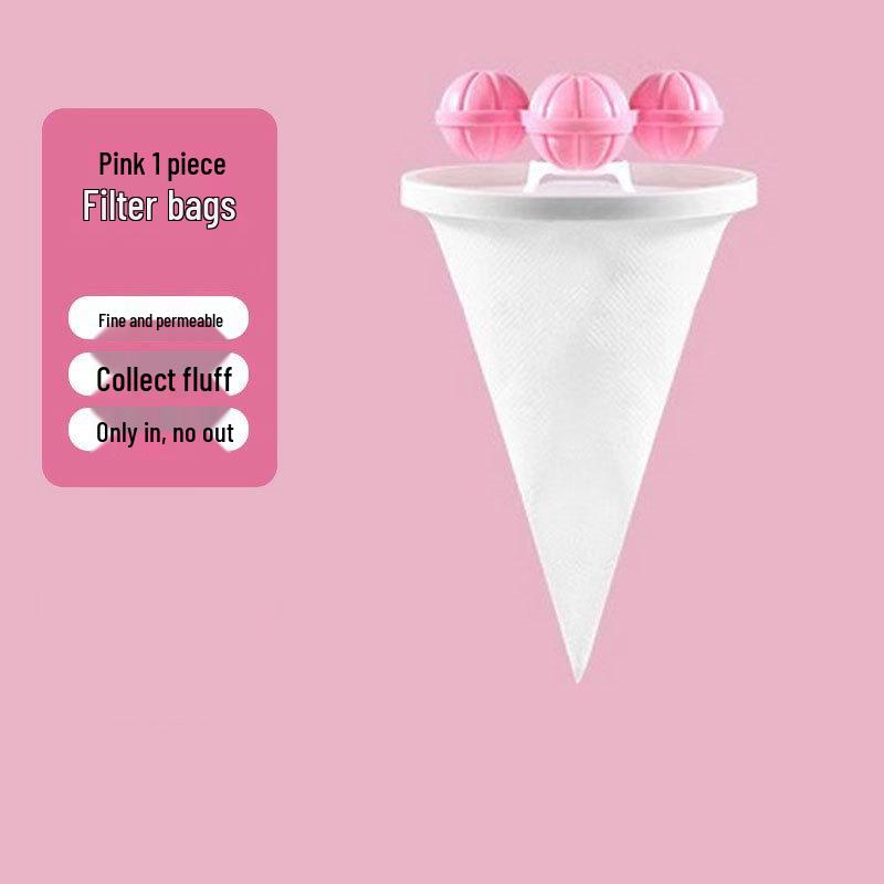 Floating Washing Machine Lint & Hair Remover Net Bag