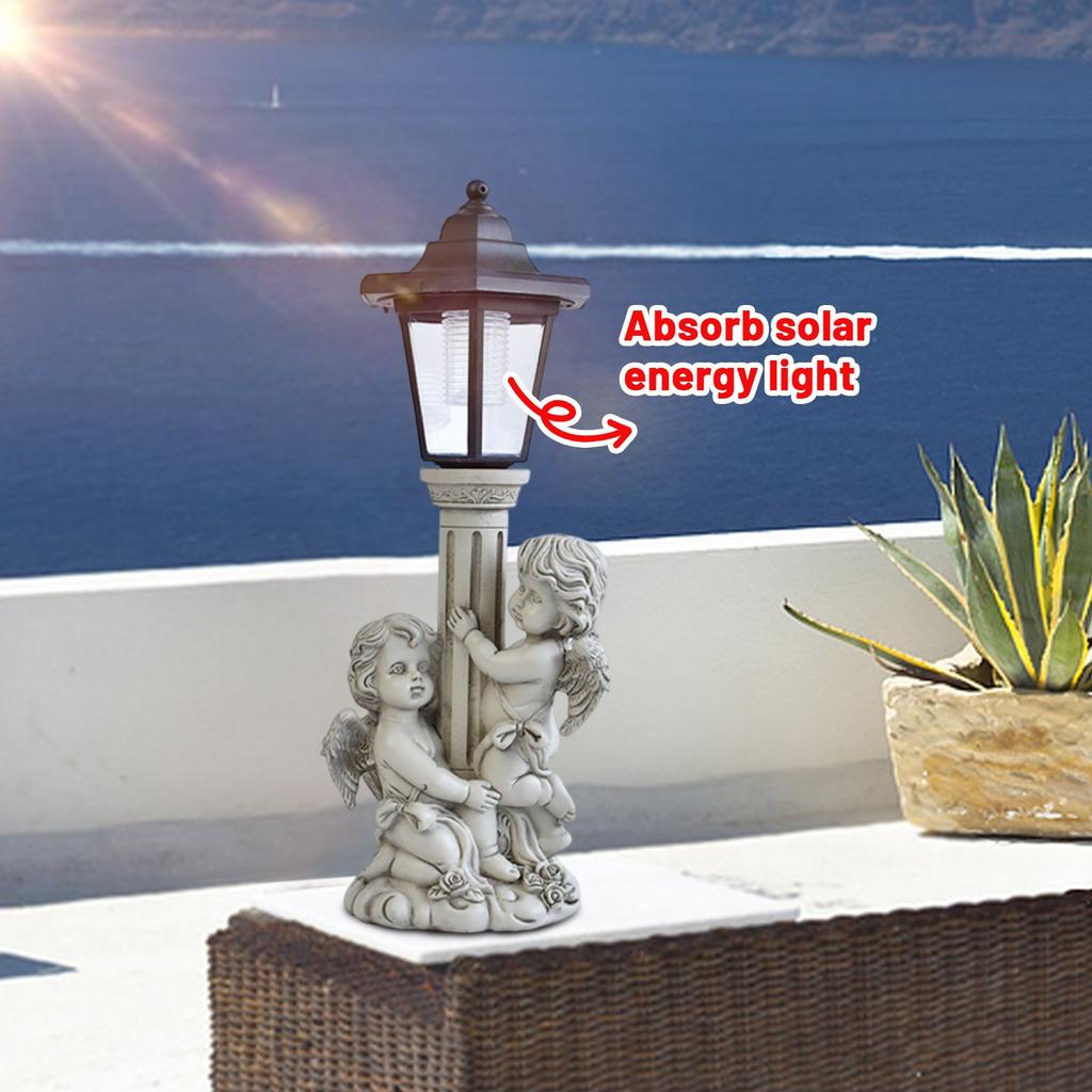 Дворик Ремесла, Солнечные Садовые Украшения Ангел, Уличные Украшения для Веранды