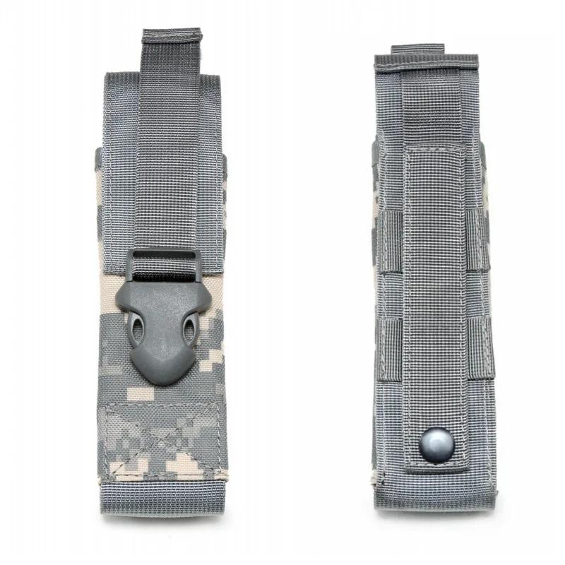 Flashlight Pouch Torch Holder Case Molle EDC Tool Waist Bag Outdoor Sport Camping Hiking Hunting Accessories Scissor Cover