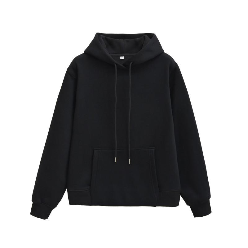 Womens Cozy Hooded Sweatshirt Wide-Leg Pants Set 2025 Winter Casual Outfit Loose Fit Cotton Blend