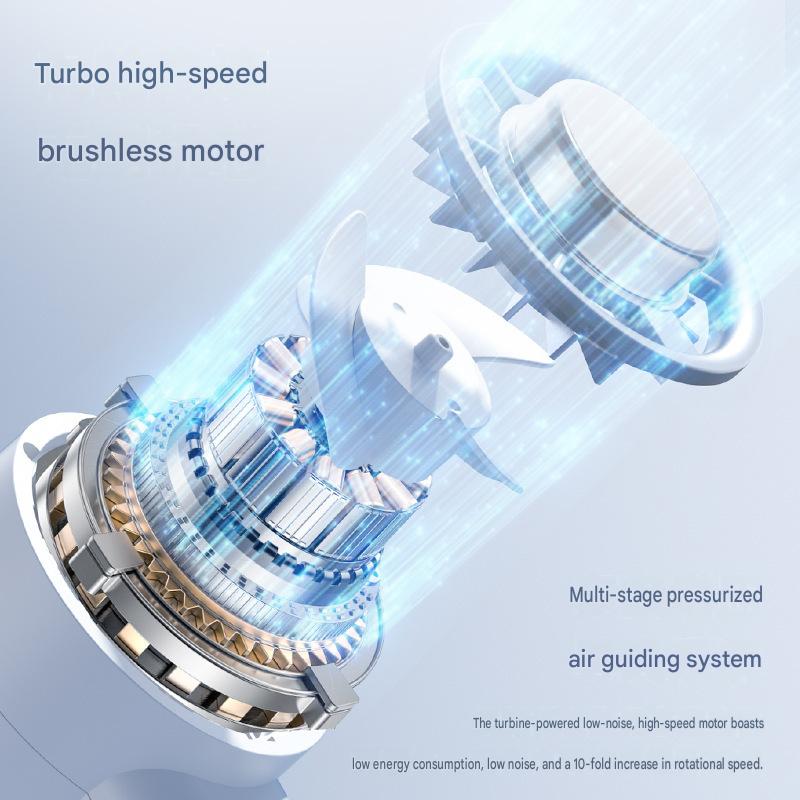 Handheld Fan with Semiconductor Ice Cooling, Large Capacity Rechargeable Mini Portable, Student Desktop Small Fan, Long Battery Life