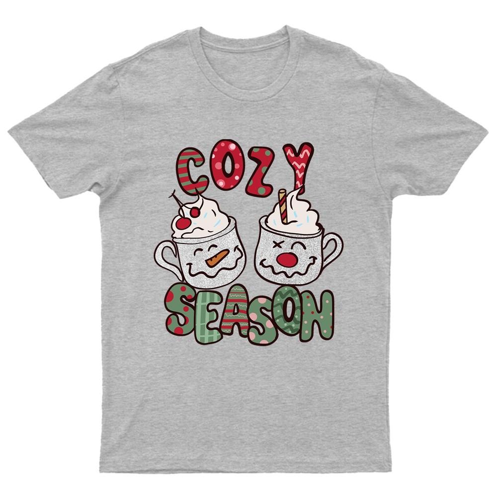 Cozy Season Christmas Holiday TShirt Unisex Gift Retro Seasonal Funny Xmas a