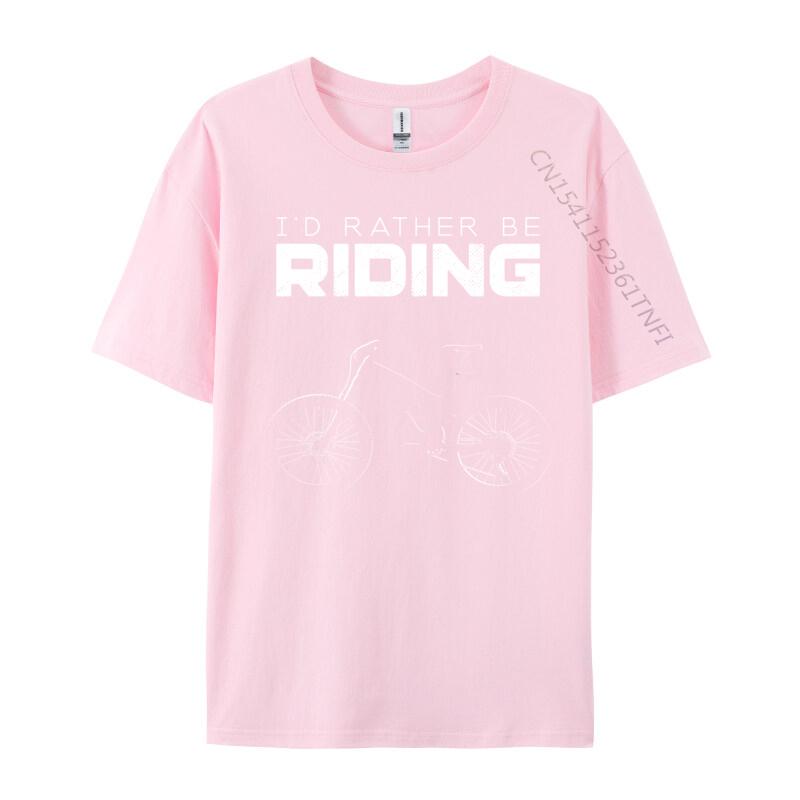Id Rather Be Riding Mtb Mountain Bike I Love Mtb Mountain Bike Tops Tees Student TShirts Funny Tops Tees Discount