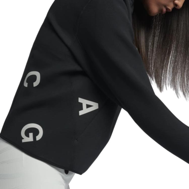 Nike SS23 Sports Lifestyle Collection Однотонная толстовка с длинным рукавом Женская толстовка черного цвета 914469-010