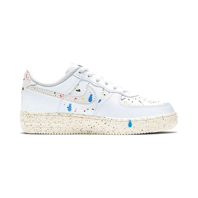 Nike Детские кроссовки Air Force 1 LV8 3 PS Paint Splatter — белые детские Sail DJ2599-100