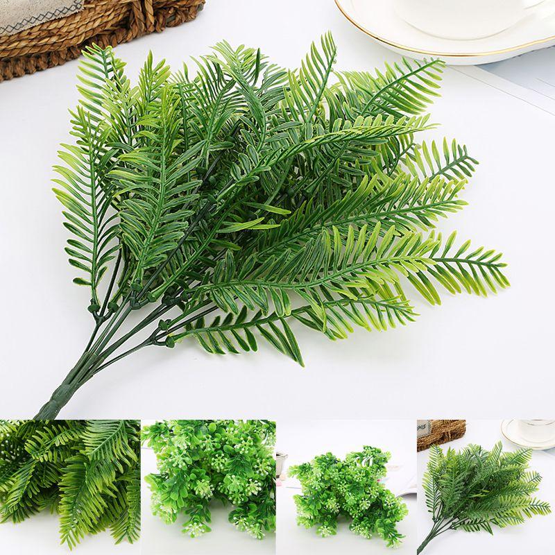 Высокореалистичные искусственные растения для дома и улицы, искусственные листья, листва, куст для декора сада