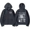Толстовки с капюшоном BringMe TheHorizon на молнии BMTH Heavy Metal Rock Band Толстовки с капюшоном на молнии для мужчин и женщин Куртки с капюшоном большого размера