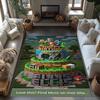 Minecraft Personalized Name Floor Mat Perfect For Balcony Living Rooms Foyer Playrooms Antislip Carpet Anime Office Decor Wedding Party Gift