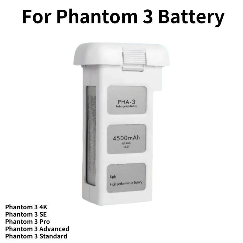 For Phantom 3 Battery Drone Intelligent Flight Battery 4500mAh Flight Time 23 Minutes Compatible With Phantom 3 Pro Series