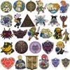 Эмалевые значки The Legend of Zelda Аниме Зельда Манга Броши для Женщин Мужчин Значки на Лацкан Значки на Рюкзак Одежду Аксессуары Подарки