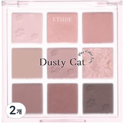 Палетка теней для век Play Color Eyes Dusty Cat Eye, 2 штуки