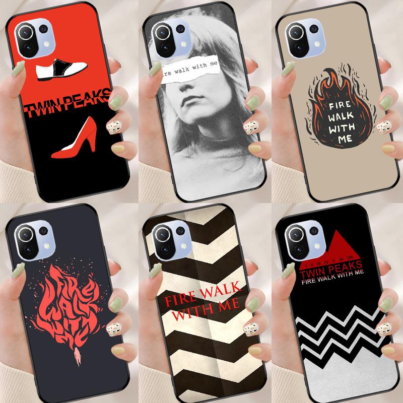 Fire Walk With Me Twin Peaks For Xiaomi Mi 11 Lite Ultra 9 10 9T 10T 11T Pro Case POCO X3 Pro F3 M3 M4 Pro Back Cover