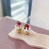 Миниатюрная модель кекса, принадлежности для мини-игр, имитация глины, фруктовый кекс для кукол 1/6 1/12 или миниатюрный десертный домик