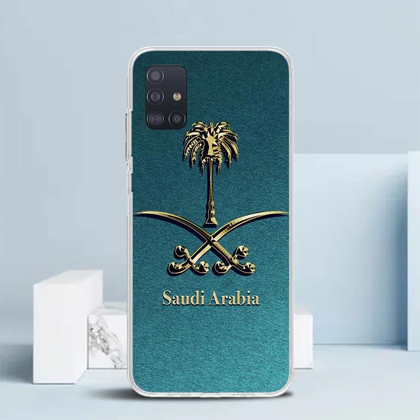 Мягкий чехол с флагом Королевства Саудовская Аравия для Samsung Galaxy A12 A22 A32 A52 A72 A02S Чехол для телефона Note 20 Ultra 10 S10 Plus A51 A71