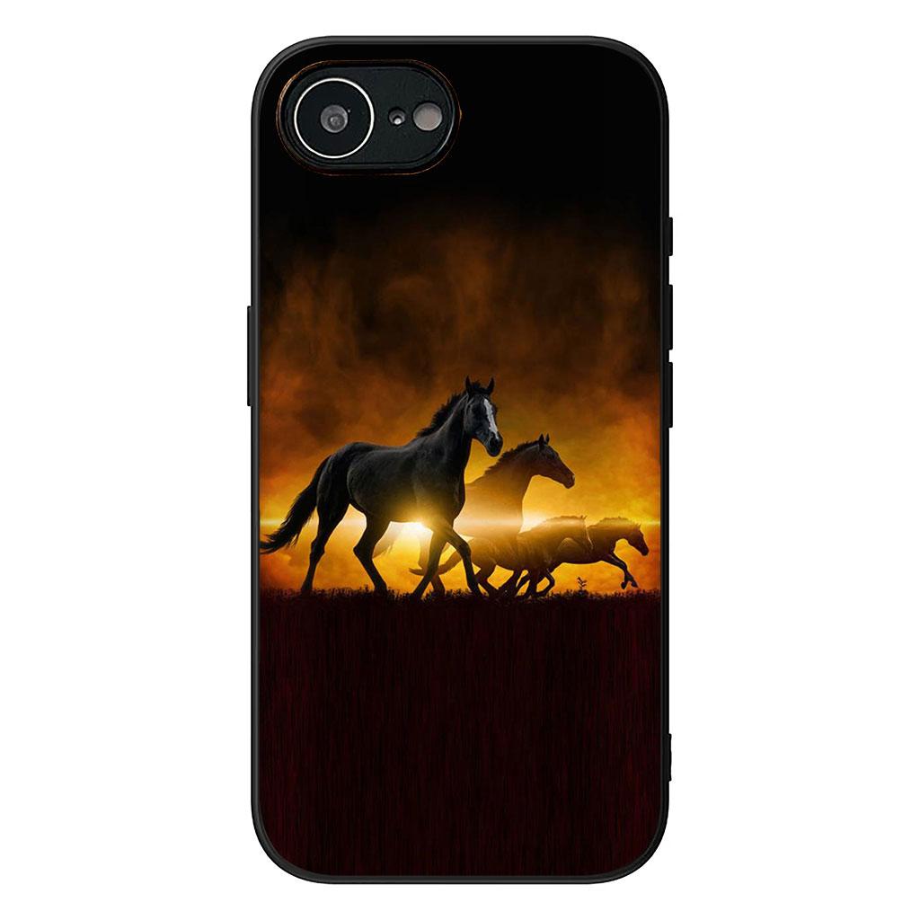 Wild Horse Phone Cover Case for Motorola Moto G54 G05 G24 G45 G55 G75 G9 G85 G15 G57 G86 Power Edge 50 30 Ultra Fusion neo Pro