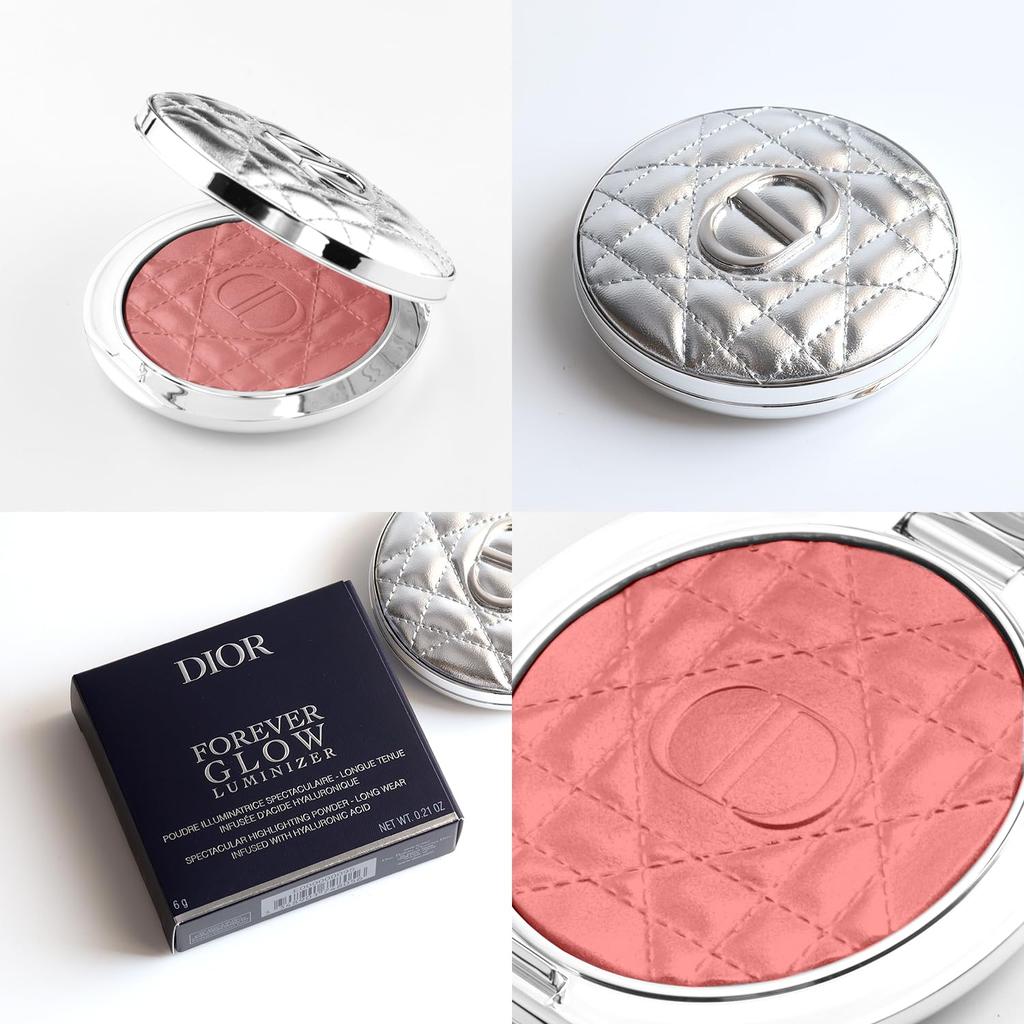 Dior Хайлайтер Forever Glow Luminizer 04 Pink Strobe, 6 г, с шоппером