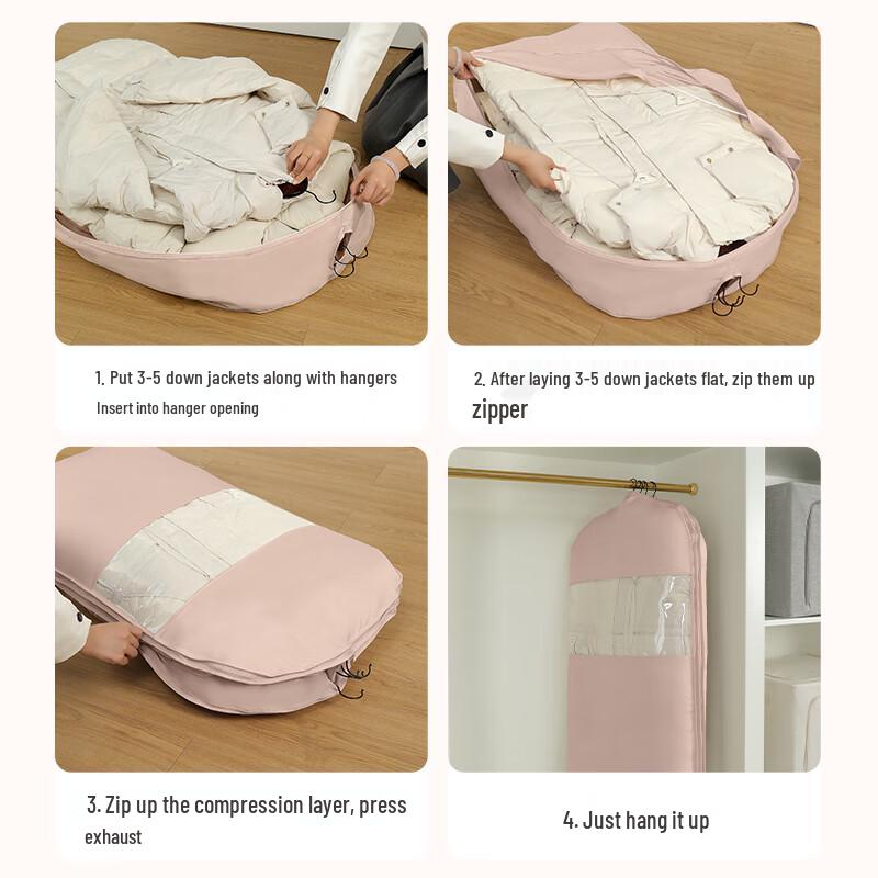 Compressible Hanging Garment Storage Bag