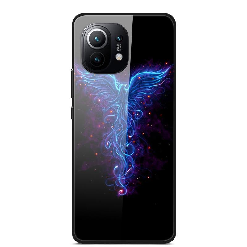 Роскошный Чехол-Крышка для Xiaomi mi 11 Закаленное Стекло Чехол для Xiaomi mi 11 Lite 5G NE Чехол для Телефона Xiaomi Mi 11 mi11 Lite Coque