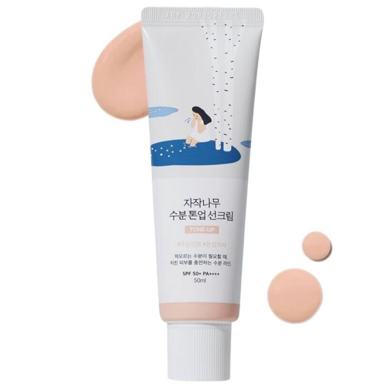 Round Lab Birch Juice Moisture Tone-Up Sunscreen SPF50+ PA++++ 50ml