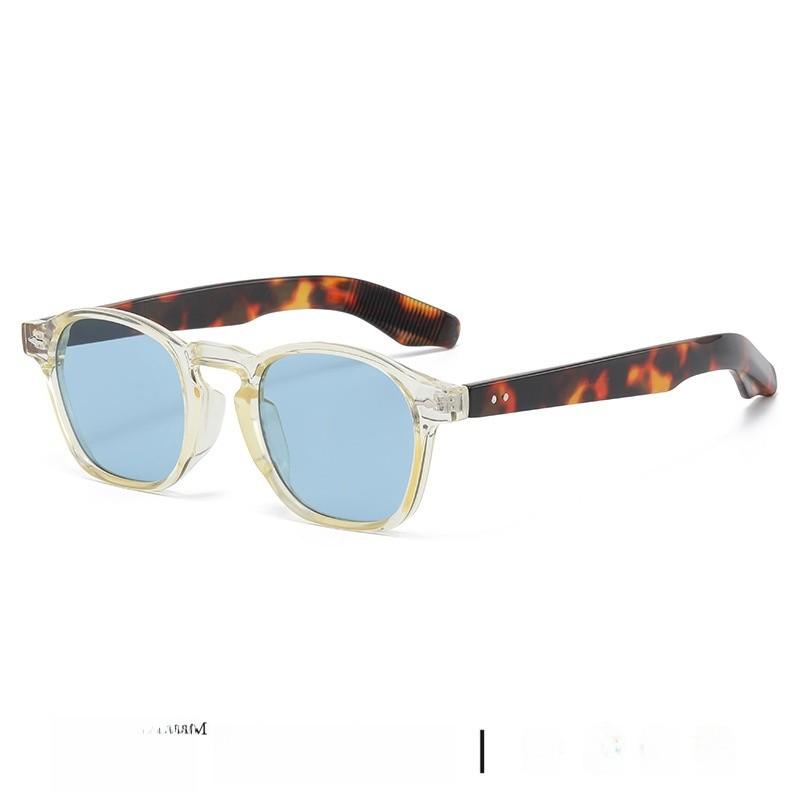 Vintage Round Sunglasses With Uv400 Protection For Outdoor Travel And Fashion Style