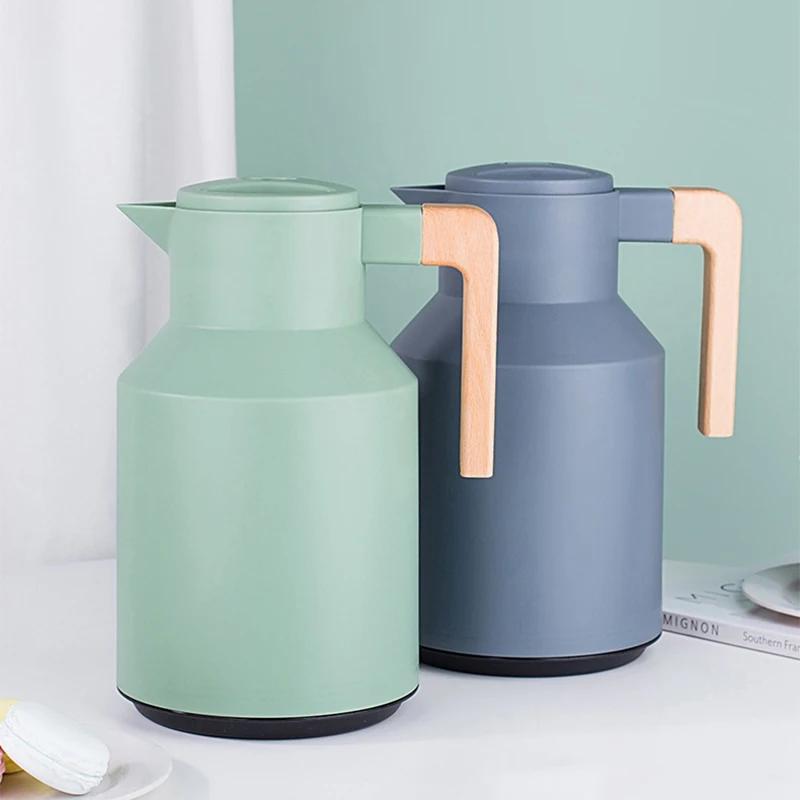 Glass Liner Insulated Kettle Insulation Pot Thermal Mug Coffee Thermos Bottle Isotherm Flask Thermo Bottles for Coffee Sweat Bar