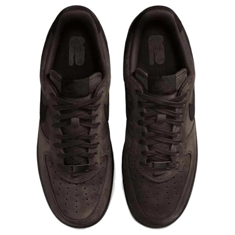 Nike Кроссовки Air Force 1 для скейтбординга Мужские Низкие Темно-коричневые IO9555-202