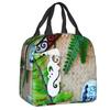 Custom Maoris Kowhaiwhai Pattern Lunch Bag Men Women Thermal Cooler Insulated Lunch Box for Children School