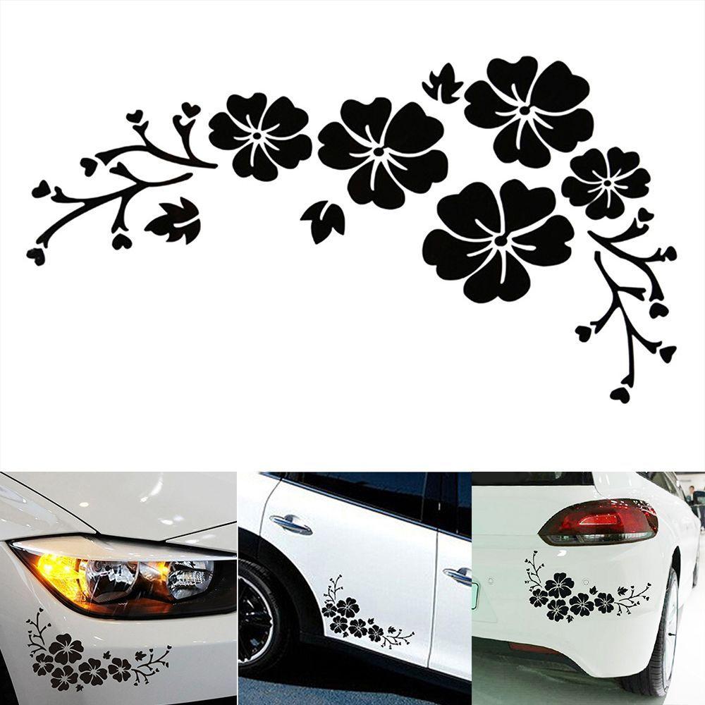 Beautiful Waterproof Car Decoration Auto Body Car Styling Flower Pattern Car Sticker Auto Decal