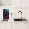 GLASS PLATE BOARD PANEL TABLETOP 30x52 LEAVES
