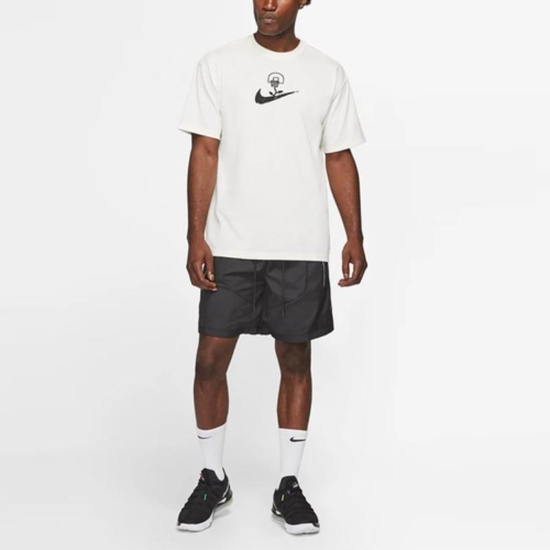 Nike Футболка SS21 Азиатская версия Мужская Кремовый DC1284-910