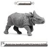 Realistic Rhinoceros Science Toy: African & Indian Models for Children's Cognitive Learning